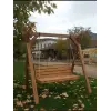 Doğal Ahşap Duru Salıncak