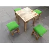 Doğal Ahşap Masa Takımı