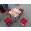 Doğal Ahşap Masa Takımı