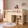 Doğal Ahşap Modi Ranza