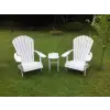 Doğal Ahşap Sandalye Ve Sehpa