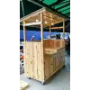 Doğal Ahşap Servis Arabası