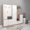 Ela Çekmeceli Aynalı Portmanto