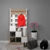 Ela Tek Bloklu Portmanto Cordoba - Beyaz