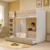 Gardenya Kitaplıklı Ranza