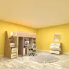 Gloss Membran Kapak Genç Odası Takımı