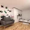 Grey Yatak Üstü Gardırop