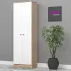 Home Çok Amaçlı 2 Kapaklı 8 Raflı Dolap