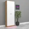 Home Çok Amaçlı 2 Kapaklı 8 Raflı Dolap