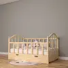 İskelet Çekmeceli Montessori Yatak