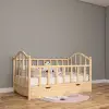 İskelet Çekmeceli Montessori Yatak