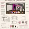 Klasik Dikey Ranza ve 4 Kapılı Gardrop Mdf