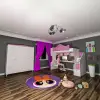 Klasik Dikey Ranza ve 4 Kapılı Gardrop Mdf