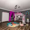 Klasik Masalı Ranza ve 3 Kapılı Gardrop