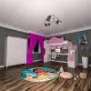 Klasik Masalı Ranza ve 3 Kapılı Gardrop