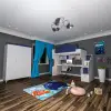 Klasik Masalı Ranza ve 3 Kapılı Gardrop