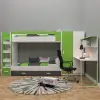 Melis Çalışma Masalı Dolaplı Ranza