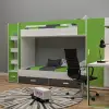 Melis Çalışma Masalı Dolaplı Ranza