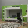 Melis Çalışma Masalı Dolaplı Ranza