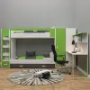 Melis Çalışma Masalı Dolaplı Ranza