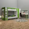 Melis Çalışma Masalı Dolaplı Ranza