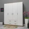 Melisa 4 Kapılı 2 Çekmeceli Gardrop