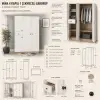 Mina 4 Kapılı 1 Çekmeceli Gardrop