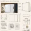 Minel Sürgülü Gardrop Suntalam/Mdf