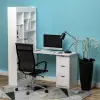 Modern Kitaplıklı Çalışma Masası