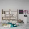 Montessori Krem Kitaplık
