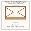 Nirvela Doğal Ahşap Karyola