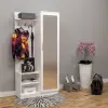 Orkide Aynalı Portmanto