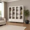 Papatya Membran Camlı Vitrin