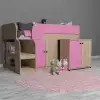 Pink Çalışma Masalı Ranza
