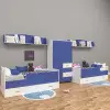 Pinky Dolaplı 2li Karyola