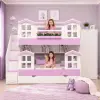 Star Dolaplı Çatılı Ranza