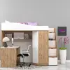 Turkuaz Dolaplı Ranza