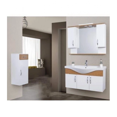 100 cm mdf ekin banyo dolabı