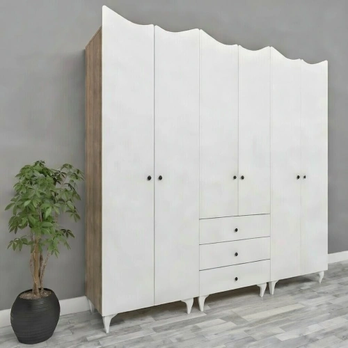 6 Kapılı Country Gardırop