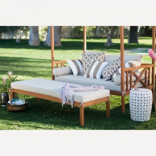 Ahşap Kanepe Ve Puf Suntalam