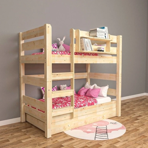 Ahşap Yaprak Ranza Mdf