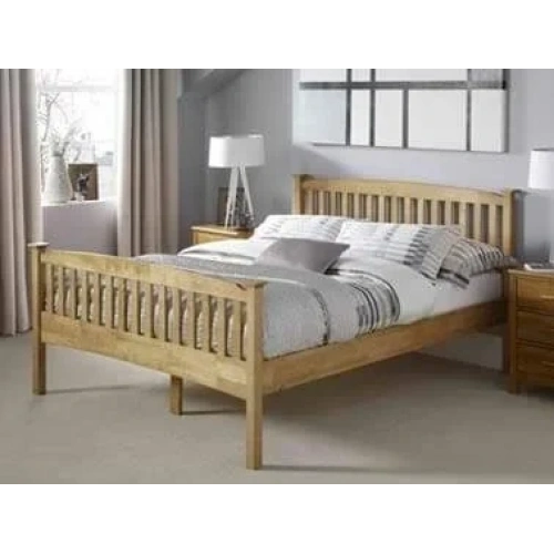 Ala Doğal Ahşap Karyola Mdf