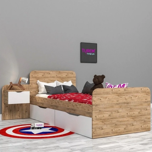 Almera Çekmeceli Karyola Mdf