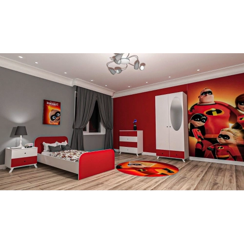 Almira Kırmızı Genç Odası Takımı