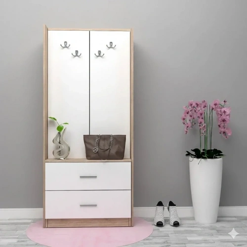 Alonsa 2 Kapaklı Portmanto Mdf