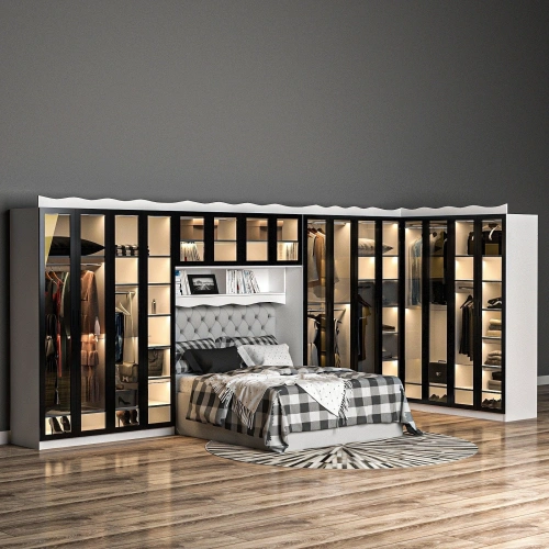 Avanos Reflekte Yatak Üstü Gardrop