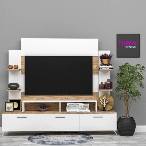 Ay 3 Çekmeceli Tv Ünitesi Mdf