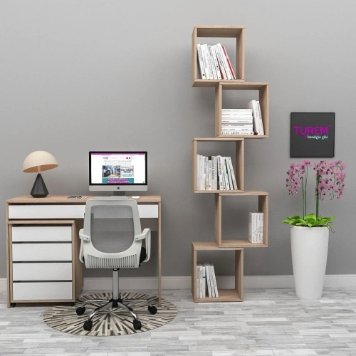 Azelya Raflı Çalışma Masası Suntalam