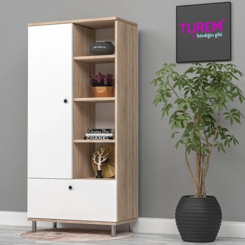 Berna Çok Amaçlı Dolap Beyaz Mdf