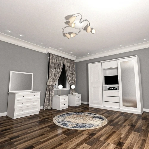 Black Wood Yatak Odası Takımı Mdf